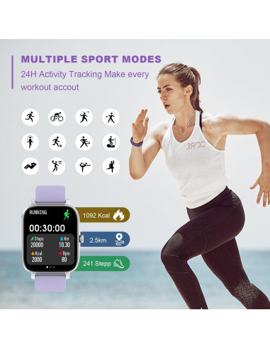 Reloj Inteligente Choiknbo 1.83" Monitoreo Salud IP68