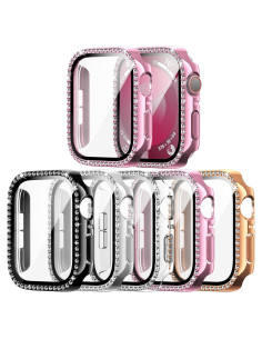 Funda Bling Haojavo para Apple Watch 44mm SE Series 6 5 4