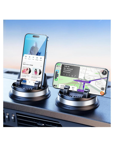 Soporte para Teléfono Móvil DICMKY Plateado 360 Antideslizante