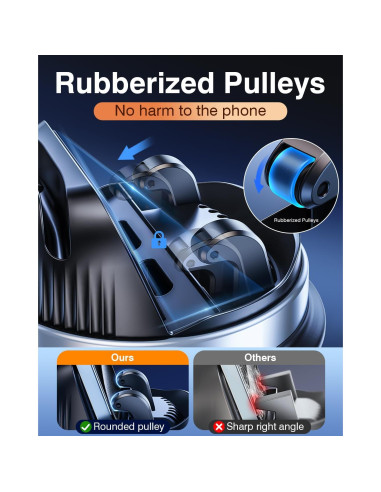 Soporte para Teléfono Móvil DICMKY Plateado 360 Antideslizante