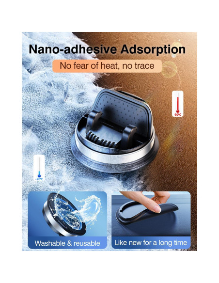 Soporte para Teléfono Móvil DICMKY Plateado 360 Antideslizante Soporte para Teléfono Móvil DICMKY Plateado 360 Antideslizante