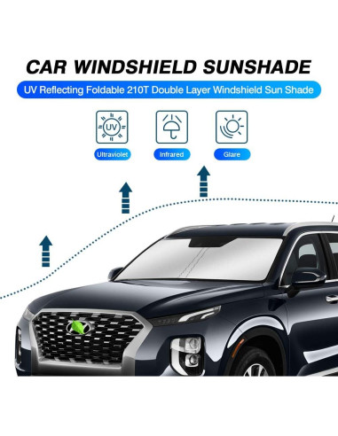 Protector Solar KUST para Parabrisas Hyundai Palisade 2020-2026