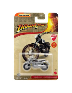 Motocicleta Die-Cast Matchbox Indiana Jones Ducati Scrambler 6/100