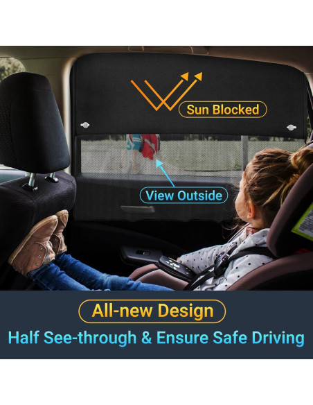 Sombrillas Magnéticas para Ventanas de Auto DIZA100 2 Pcs Sombrillas Magnéticas para Ventanas de Auto DIZA100 2 Pcs