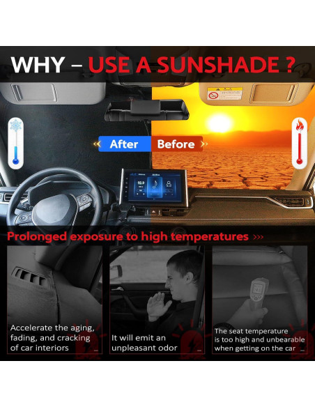 Protector Solar KAYZT para Parabrisas Kia Telluride 2020-2025