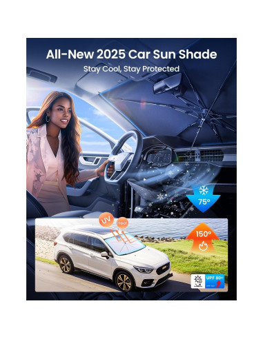 Sombrilla para Parabrisas REEVAA M-145 Mediana 145x81cm SUV