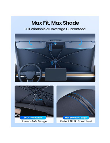 Sombrilla para Parabrisas REEVAA M-145 Mediana 145x81cm SUV