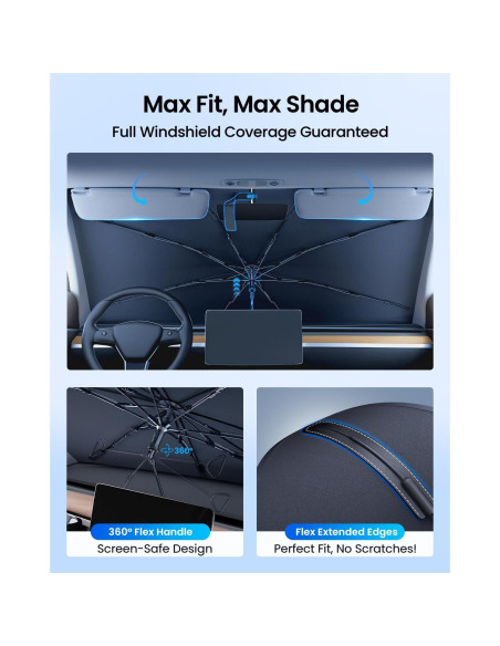Sombrilla para Parabrisas REEVAA M-145 Mediana 145x81cm SUV