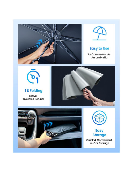 Sombrilla para Parabrisas REEVAA M-145 Mediana 145x81cm SUV