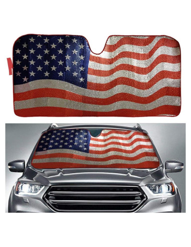 Sombra de Sol Big Hippo Bandera Americana 160x72 cm UV