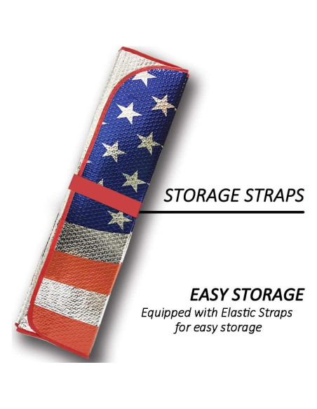 Sombra de Sol Big Hippo Bandera Americana 160x72 cm UV Sombra de Sol Big Hippo Bandera Americana 160x72 cm UV