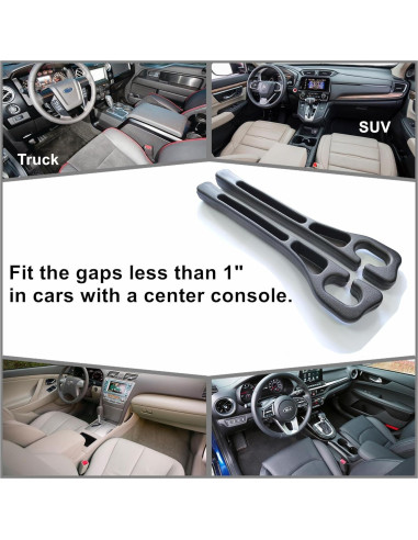 Rellenos de Espacio para Asiento de Coche Wuzno - 2 Piezas