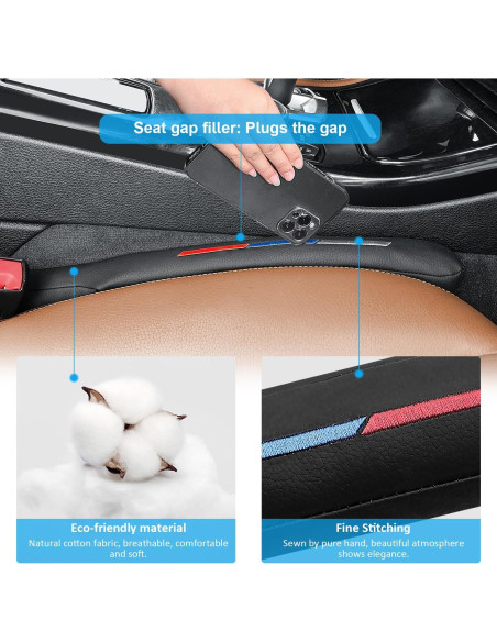 Relleno Espacio Asiento Coche Nosxxus Deportivo Bordado