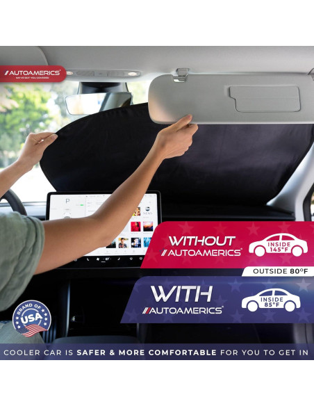 Protector Solar Plegable Autoamerics para Parabrisas Mediano