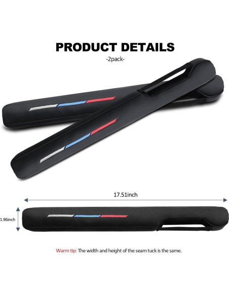 Relleno Espacio Asiento Coche Nosxxus Deportivo Bordado