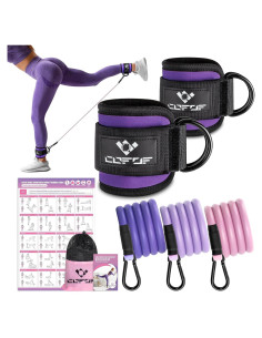 Bandas de Resistencia para Tobillos COFOF - 3 Niveles de Tensión