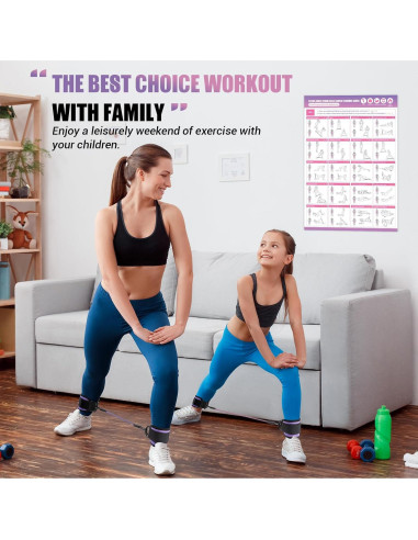 Bandas de Resistencia para Tobillos COFOF - 3 Niveles de Tensión