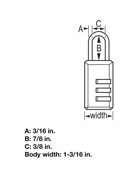 Candado de Combinación Master Lock 647D Negro 30mm Personalizable Candado de Combinación Master Lock 647D Negro 30mm Personalizable