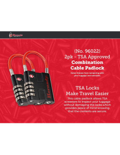 Candados de Combinación TSA Hornady 96022 - 2 Piezas Metal 2