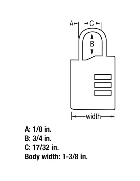 Candado de Combinación Master Lock 4684T Aprobado por TSA - Paquete de 2 Candado de Combinación Master Lock 4684T Aprobado por TSA - Paquete de 2