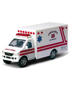 Ambulancia de Juguete KiNSMART 12.7 cm Metal Retroceso