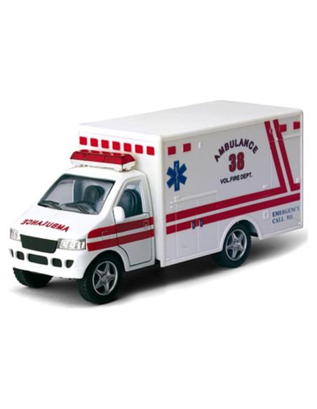 Ambulancia de Juguete KiNSMART 12.7 cm Metal Retroceso