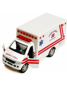 Ambulancia de Juguete KiNSMART 12.7 cm Metal Retroceso 2