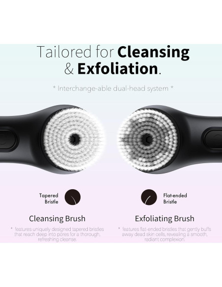 Exfoliador Facial NagraCoola Eléctrico Impermeable 2 Cabezas