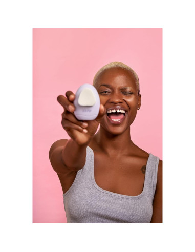 Exfoliador Facial de Silicona LOLLIPOP Ciruela Doble Cara