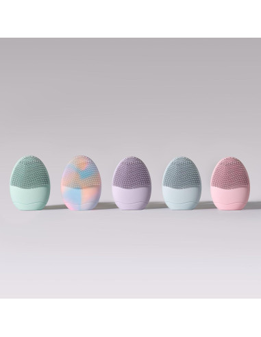 Exfoliador Facial de Silicona LOLLIPOP Ciruela Doble Cara