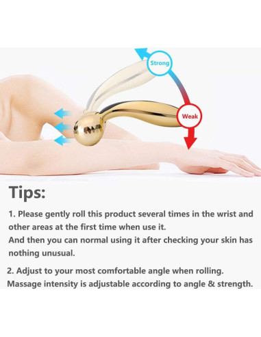 Masajeador Facial Rodillo 3D SUPANT Antienvejecimiento