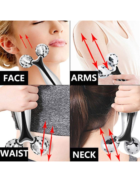 Masajeador Facial Rodillo 3D SUPANT Antienvejecimiento