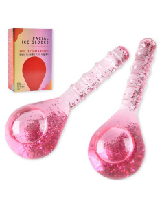 Esferas de Hielo Facial Lazzybeauty - Masajeador Refrigerante 14cm