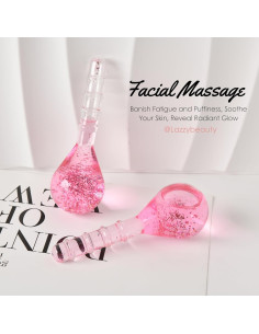 Esferas de Hielo Facial Lazzybeauty - Masajeador Refrigerante 14cm 2