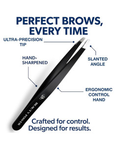 Pinzas de Precisión Beauty Power Inclinadas Acero Inoxidable 2