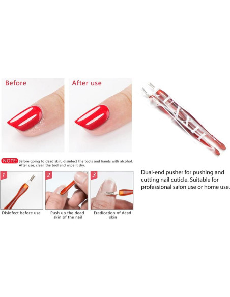 Removedor de Cutículas LUXXII 11 cm - Paquete de 2