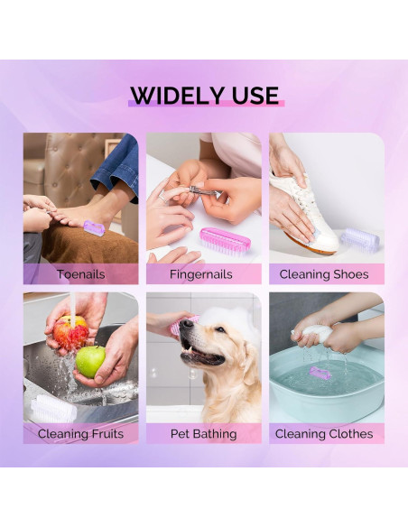 Juego de Brochas para Uñas MelodySusie 3 Piezas - Limpieza Efectiva Juego de Brochas para Uñas MelodySusie 3 Piezas - Limpieza Efectiva