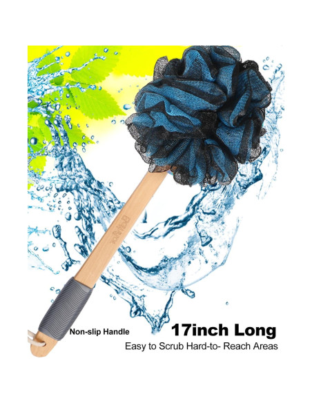 Esponja de Loofah XL 80g Bathflor con Mango Largo 43cm