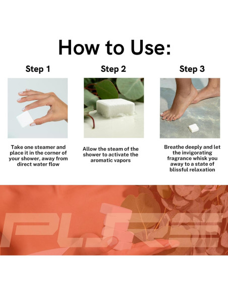 Bombas de Ducha Deportivas Pure Athlete Eucalipto y Mentol