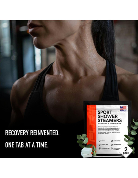 Bombas de Ducha Deportivas Pure Athlete Eucalipto y Mentol