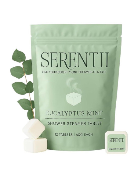 Tabletas de Vapor Aromaterapia Eucalipto Menta - 12 Unidades