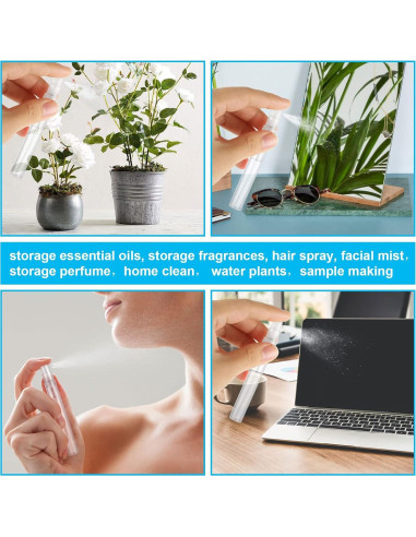 120 Botellas de Spray Rellenables 5ml QTLCOHD para Perfume