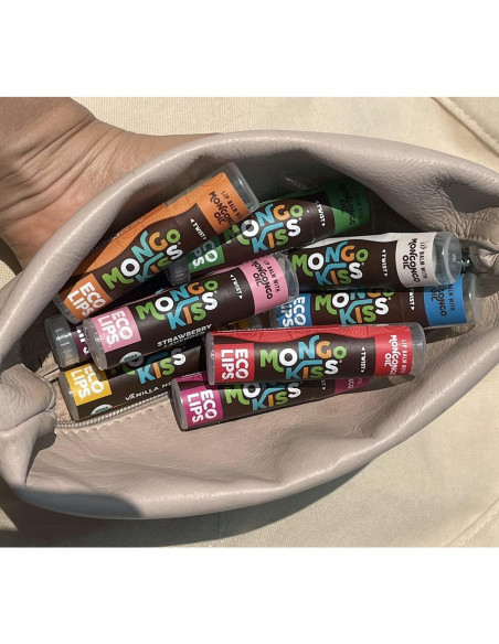 Bálsamo Labial Orgánico Eco Lips Mongo Kiss 7 Pack - Hidratante Bálsamo Labial Orgánico Eco Lips Mongo Kiss 7 Pack - Hidratante