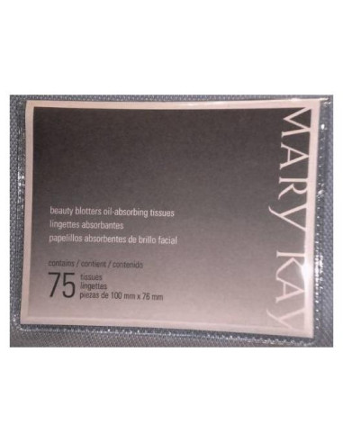 Pañuelos Absorbentes de Aceite Mary Kay - 75 Unidades