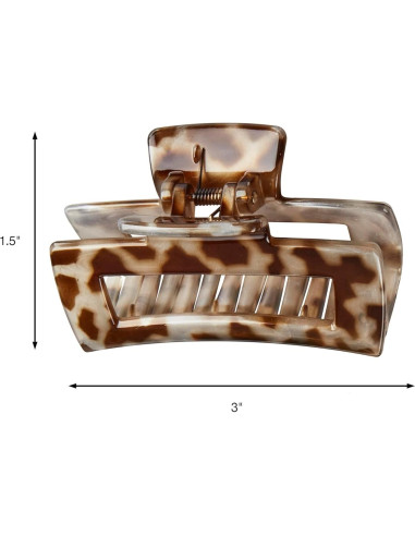 Clips de Garra Scunci de Conair - 3 Unidades - Tortuga, Topo, Jirafa