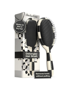 Cepillo Desenredante FRAMAR Cuadros Neutros para Cabello