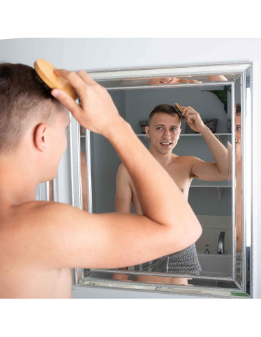 Cepillo de Cerda de Jabalí GranNaturals para Barba y Cabello