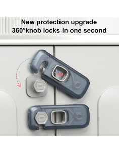 Cerraduras de Seguridad para Refrigerador QYESWHSR - 5 Paquete 2