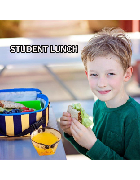 Juego de Tazas Plegables MIUPOO - 4 Piezas, Material PP, 12 cm