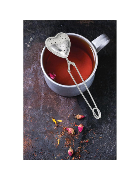 Infusor de Té Corazón HIC de Acero Inoxidable 18/8 4.45 cm